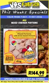 Die Visfabriek catalogue Page 5: Die SFaBriek FROZEN FOODS This Weeks Specials VALID FROM 7 OCT-11 OCT 2026 4KG MIXED