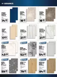 Catalog Ambient Pagină 2: Faianta Marina Alb €21,50, Faianta Calacatta Oro Alb Str €21,90