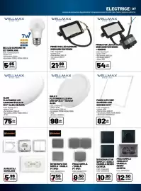 Catalog Ambient Pagină 7: Wellmax plafoniera led ip54 25w dip 3cct+ senzor albă €98,00