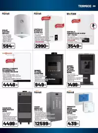 Catalog Ambient Pagină 9: Ferroli centrala bluehelix alpha 24c €2.990,00, Gobe semineu pe lemne 9.5 kw €949,00