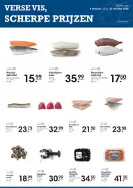 Sligro folder week 41 Pagina 1: Vongole veraci €18,99, Canadese kreeft €30,99
