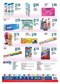 Volantino Sidis mini Pagina 12: Fazzoletti classici Tempo €1,29, Cartacamomilla Regina €3,15