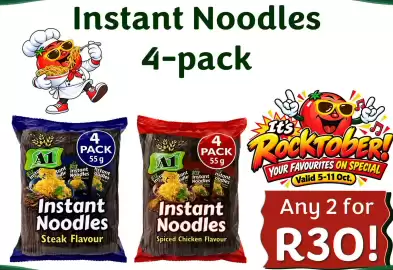 Foodeez catalogue week 41 Page 8: Instant Noodles 4-pack A1 Instan tant odle Br 4 PACK Instant Noodles DaDare Hoodleor 55 g
