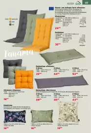 Salzburger Lagerhaus Flugblatt Seite 119: Sitzkissen »Panama« €16,99, Cato Indigo €16,99