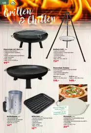 Salzburger Lagerhaus Flugblatt Seite 132: Anzündkamin 27911 €14,99, Dreibein-Grill 27914 €79,99