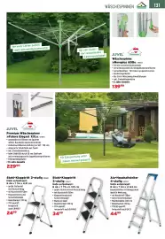 Salzburger Lagerhaus Flugblatt Seite 133: Stahl-Klappritt 2-stufig €24,99, Alu-Haushaltsleiter €44,99