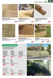 Salzburger Lagerhaus Flugblatt Seite 139: Rollrabatt €11,99, Kombidiele Kiefer €15,99
