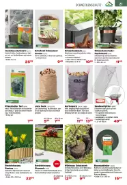 Salzburger Lagerhaus Flugblatt Seite 23: Wühlmaus Schutzkorb €12,99, Gartensack Gartenpracht €11,99
