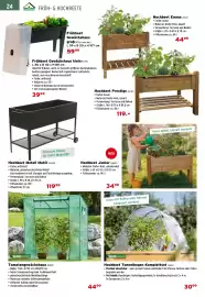 Salzburger Lagerhaus Flugblatt Seite 26: Tomatengewächshaus Windhager €44,99, Hochbeet Junior €34,99