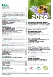 Salzburger Lagerhaus Flugblatt Seite 3: Inhalt Garten & Balkon Beet- & Balkonpflanzen Kräuter & Gemüse Baumschulware