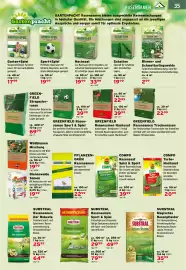 Salzburger Lagerhaus Flugblatt Seite 37: Substral Magisches Rasenpflaster €35,99, GREENFIELD Rasensamen Sport & Spiel €39,99