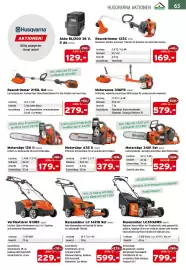 Salzburger Lagerhaus Flugblatt Seite 65: Motorsense 336FR €579,00, Motorsäge 435 II €379,00