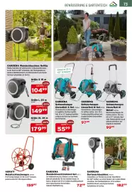 Salzburger Lagerhaus Flugblatt Seite 75: Gardena Wandschlauchtrommel-Set €72,99, Gardena Gartenschlauchbox €182,99
