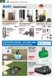 Salzburger Lagerhaus Flugblatt Seite 78: Arondo Regenspeicher 250 l €199,00, Verbindungset Flex-Comfort €32,50