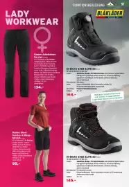 Salzburger Lagerhaus Flugblatt Seite 93: Si-Stiefel 2452 ELITE S3 €145,00, Damen Arbeitshose Service €134,00