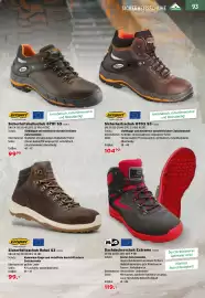 Salzburger Lagerhaus Flugblatt Seite 95: Grisport Sicherheitsschuh Rebel S3 €99,00, Dachdeckerschuh Extreme €119,00