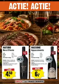 Dirck 3 folder week 41 Pagina 14: Massone Appassimento €6,00, Maturo Nero D'Avola €4,50