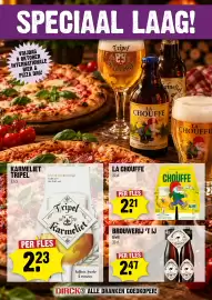 Dirck 3 folder week 41 Pagina 8: Brouwerij 't IJ IJwit €2,47, La chouffe €2,21