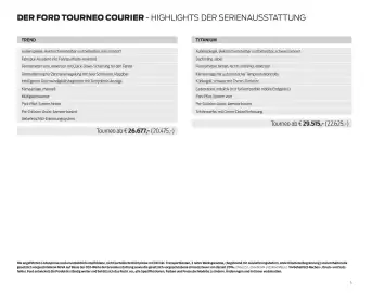 Ford Flugblatt | Tourneo Courier Seite 3