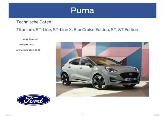 Ford | Puma (gültig bis 31-12)