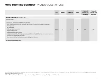 Ford Flugblatt | Tourneo Connect Seite 14