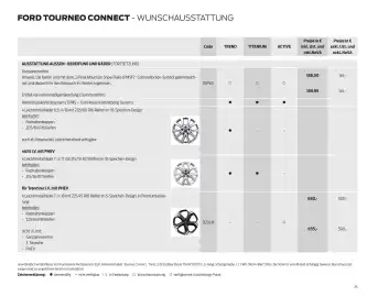 Ford Flugblatt | Tourneo Connect Seite 25