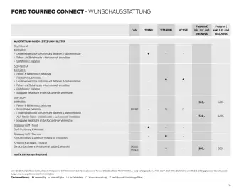 Ford Flugblatt | Tourneo Connect Seite 28