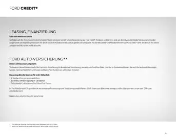 Ford Flugblatt | Tourneo Connect Seite 45