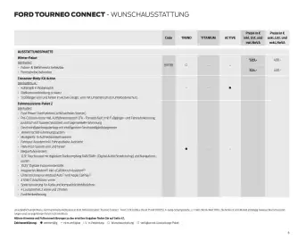 Ford Flugblatt | Tourneo Connect Seite 8