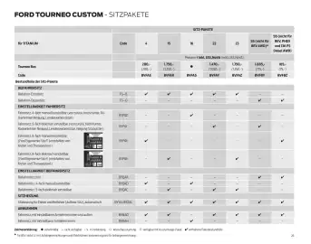 Ford Flugblatt | Tourneo Custom Bus Seite 26