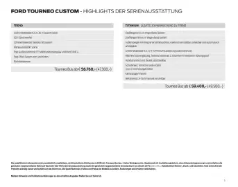 Ford Flugblatt | Tourneo Custom Bus Seite 3