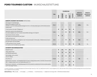 Ford Flugblatt | Tourneo Custom Bus Seite 36