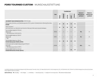Ford Flugblatt | Tourneo Custom Bus Seite 37