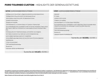 Ford Flugblatt | Tourneo Custom Bus Seite 4