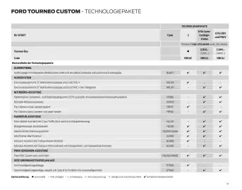 Ford Flugblatt | Tourneo Custom Bus Seite 44