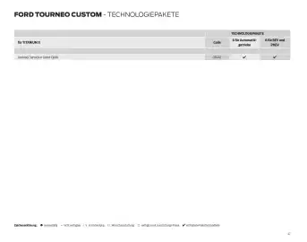 Ford Flugblatt | Tourneo Custom Bus Seite 47