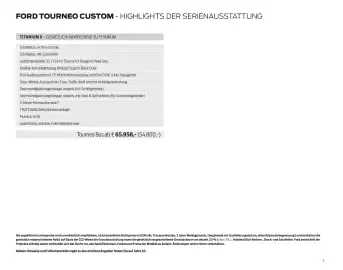 Ford Flugblatt | Tourneo Custom Bus Seite 5