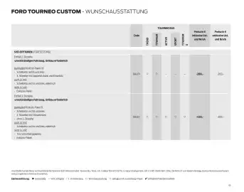 Ford Flugblatt | Tourneo Custom Bus Seite 55