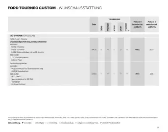 Ford Flugblatt | Tourneo Custom Bus Seite 56