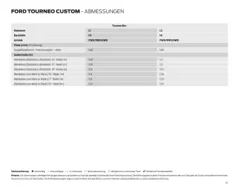 Ford Flugblatt | Tourneo Custom Bus Seite 62