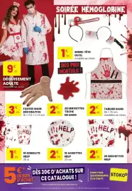 Catalogue Stokomani page 12: HELP Assiettes €2,39, HELP Gobelets €1,99
