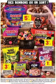 Catalogue Stokomani page 2: Seau de guimauvre fantômes chocolat au lait €5,99, Têtes brûlées terror party €3,49