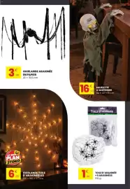 Catalogue Stokomani page 9: TOILE D'ARAIGNÉE €1,98, GUIRLANDE ARAIGNÉE EN PAPIER €3,99