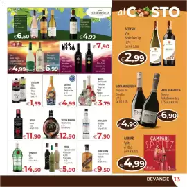 Volantino MerSi Supermercati Pagina 13: Vecchia Romagna Etichetta Nera €12,90, Poerio Liqueur in Crema €5,90