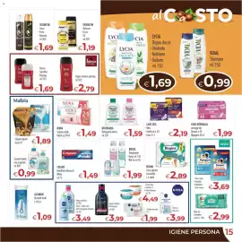 Volantino MerSi Supermercati Pagina 15: Splend'Or Lacca €1,69, Regina Carta igienica Camomilla €2,89