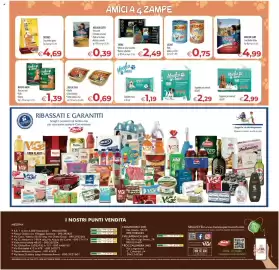 Volantino MerSi Supermercati Pagina 16: Lechat patè €0,75, Miglior cane Crocchette Active €4,99