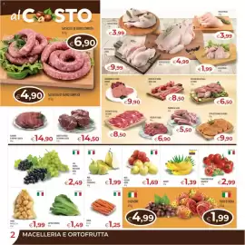 Volantino MerSi Supermercati Pagina 2: Arrosto intero di bovino adulto €14,50, Banane €1,39