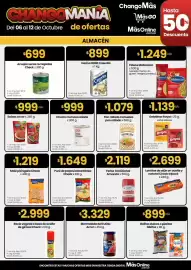 Catálogo Changomas Página 2: Puré de papas instantáneo €1.649,00, Arvejas secas remojadas €699,00
