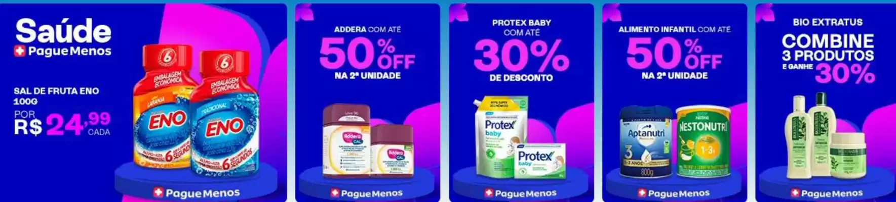 Farmácias Pague Menos (válido até 30-10)