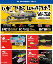 BCF catalogue Page 11: Z-Man Soft Plastic Lures €33,00, Shimano Ledge Runner Lures